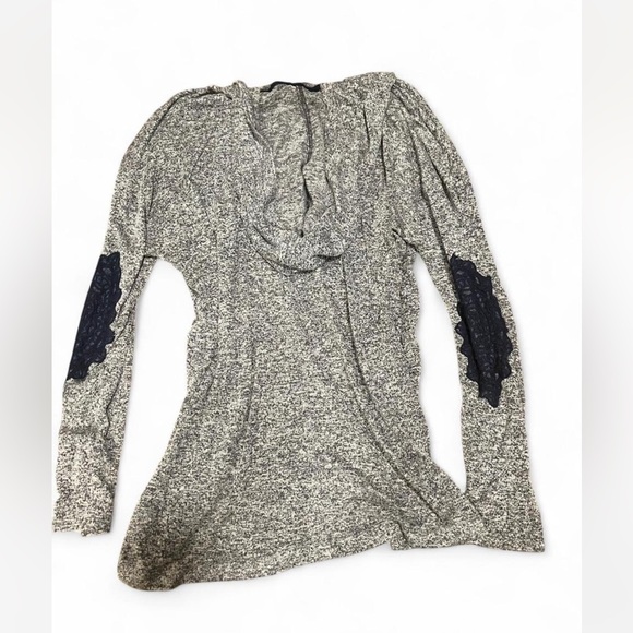 Maurices Heathered Blue Open-Front Cardigan - Picture 3 of 3